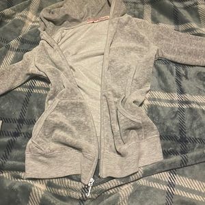 Gray velvet Juicy Couture jacket